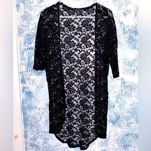 Rue21 Black Lace cover up